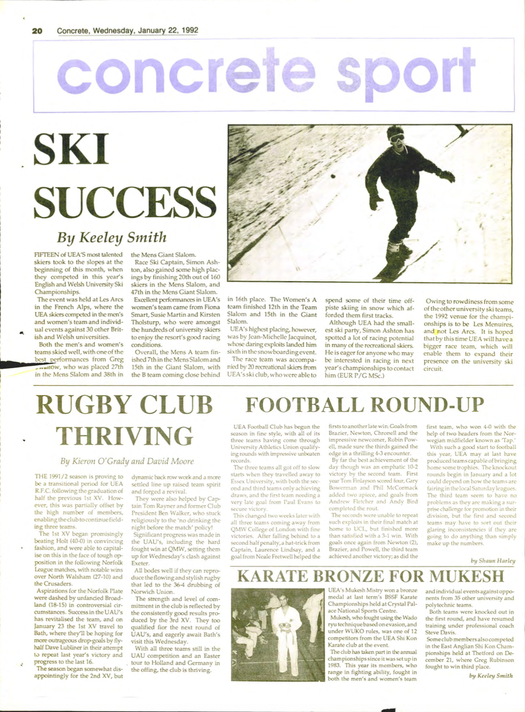 Step Back in Time: A View into the Past of UEA Sport