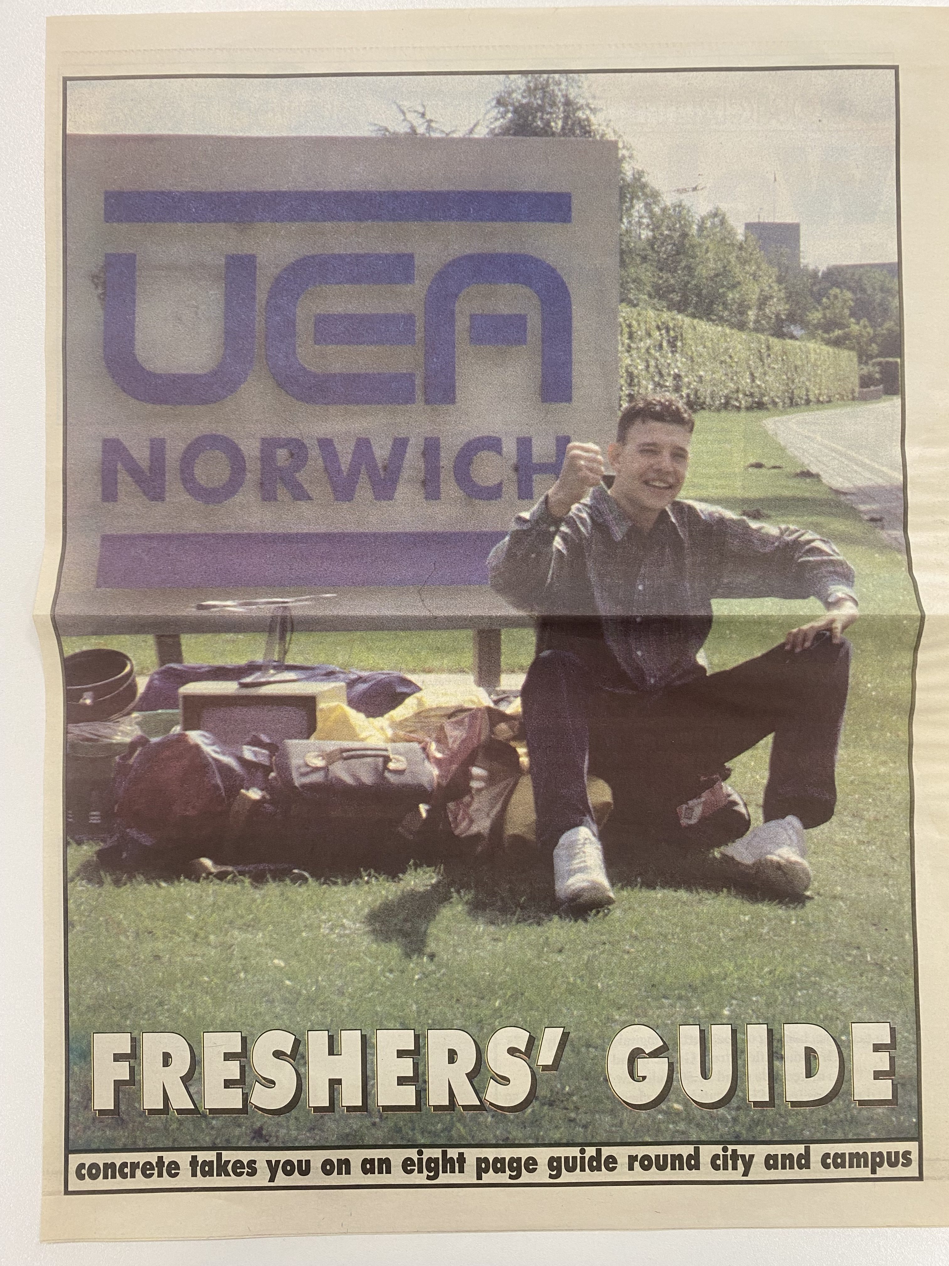 Concrete Archive: ‘Freshers’ Guide’ Issue 62 (18th September 1995) 