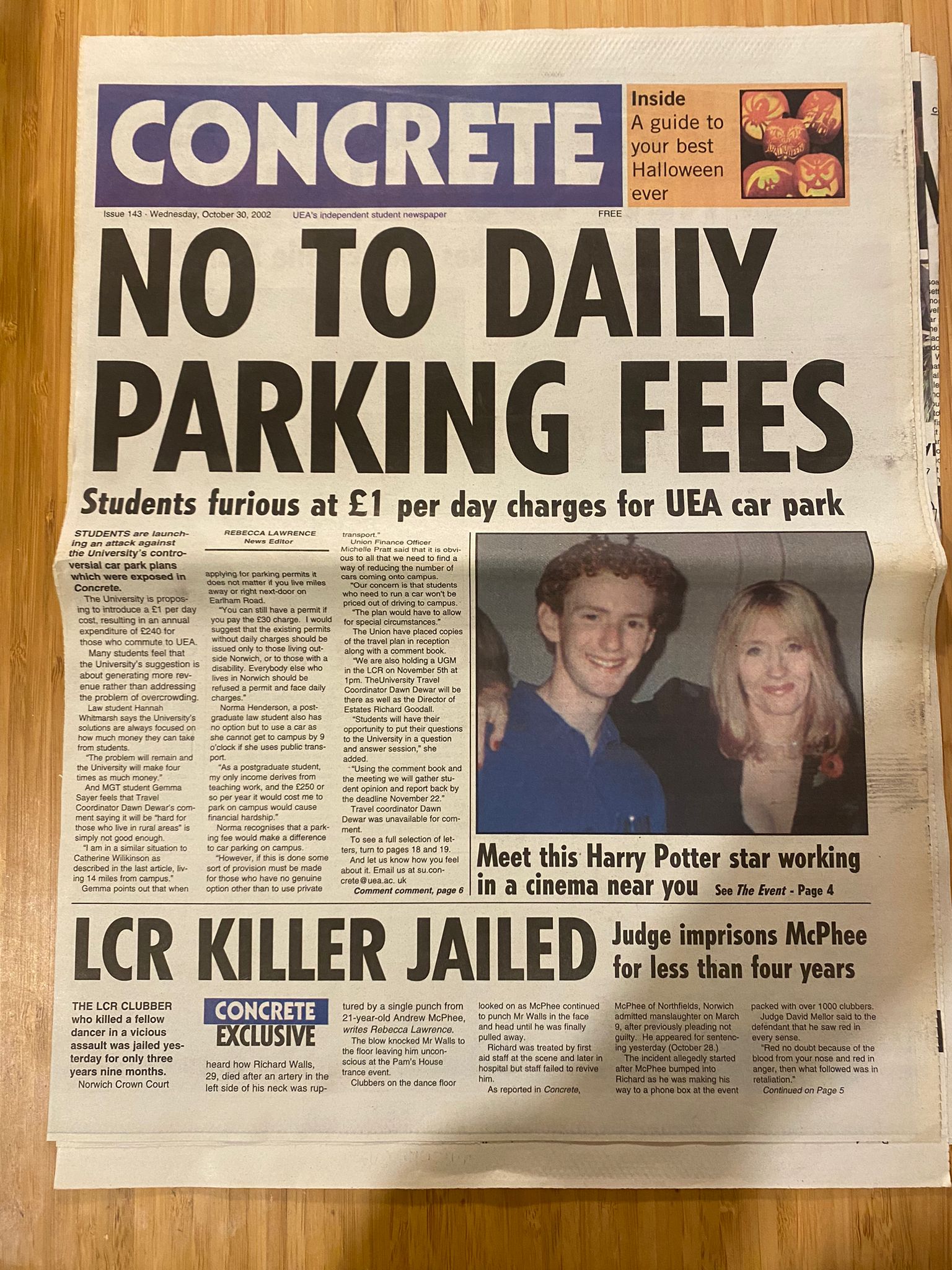 Concrete Archive: Issue 143 (30th October 2002)