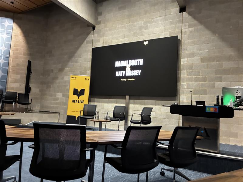 UEA Live with Naomi Booth and Katy Massey