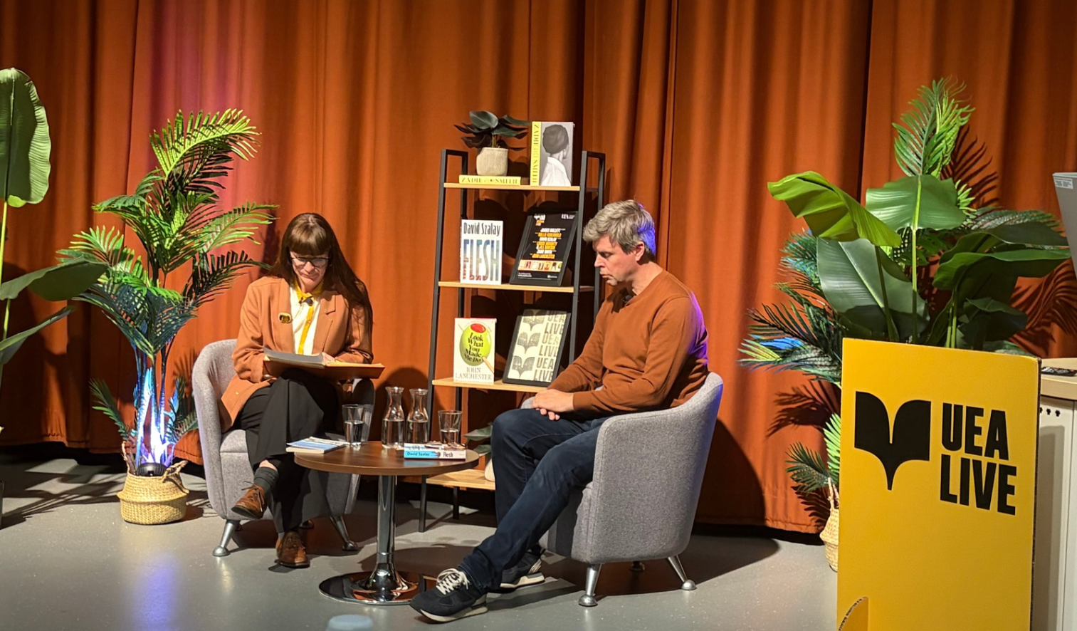 David Szalay and Dr Naomi Wood